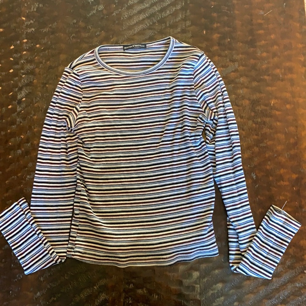 Brandy Melville striped, long sleeve t-shirt